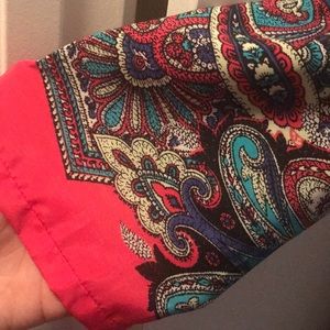 Silky feel bohemian dress